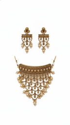 Golden Pearl Set | Ready - to - ship - Touch Of Elegance