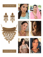 Golden Pearl Set | Ready - to - ship - Touch Of Elegance