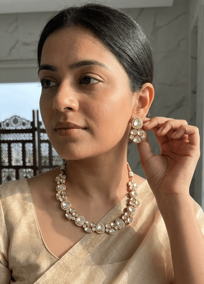 Golden Petal Set | Ready - to - ship - Touch Of Elegance