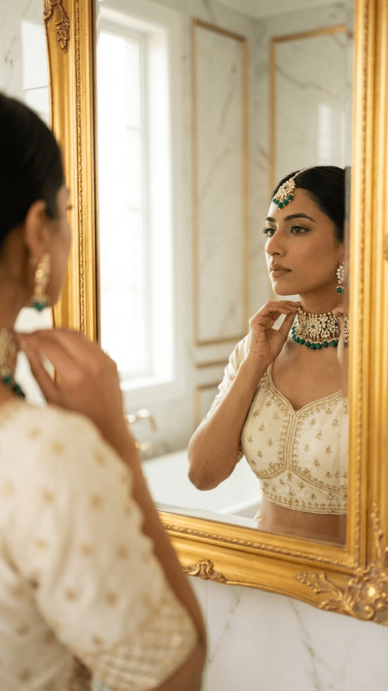 Green Lotus Set | Ready - to - ship - Touch Of Elegance
