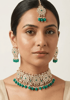 Green Lotus Set | Ready - to - ship - Touch Of Elegance