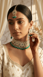 Green Lotus Set | Ready - to - ship - Touch Of Elegance
