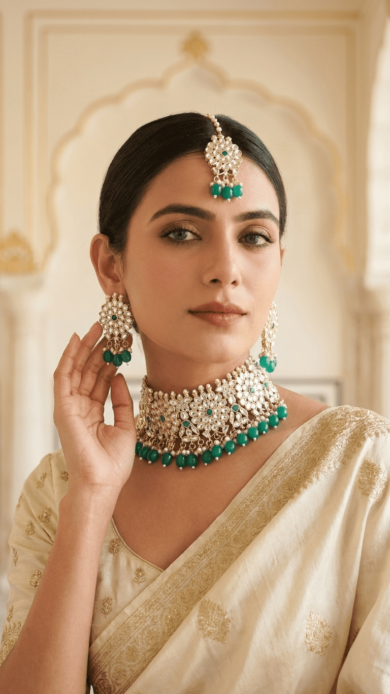 Green Lotus Set | Ready-to-ship - Touch Of Elegance