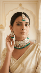 Green Lotus Set | Ready - to - ship - Touch Of Elegance