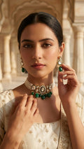 Green Pearl Set | Ready-to-ship - Touch Of Elegance