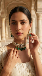 Green Pearl Set | Ready-to-ship - Touch Of Elegance