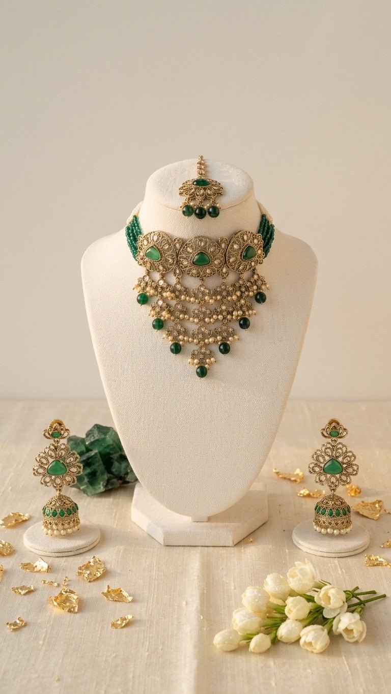 Green Tulip Set | Ready-to-ship - Touch Of Elegance