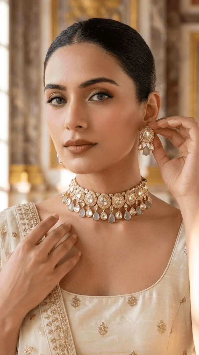 Grey Rose Set | Ready-to-ship - Touch Of Elegance