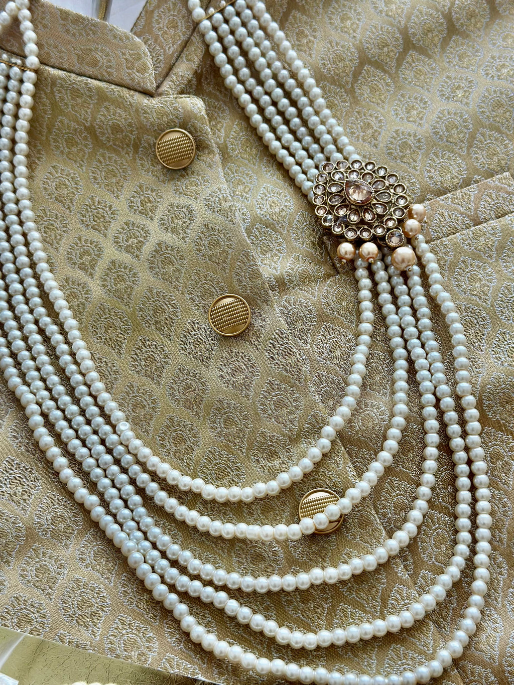 Groom Gold Kalgi and Haar | Ready - to - ship - Touch Of Elegance