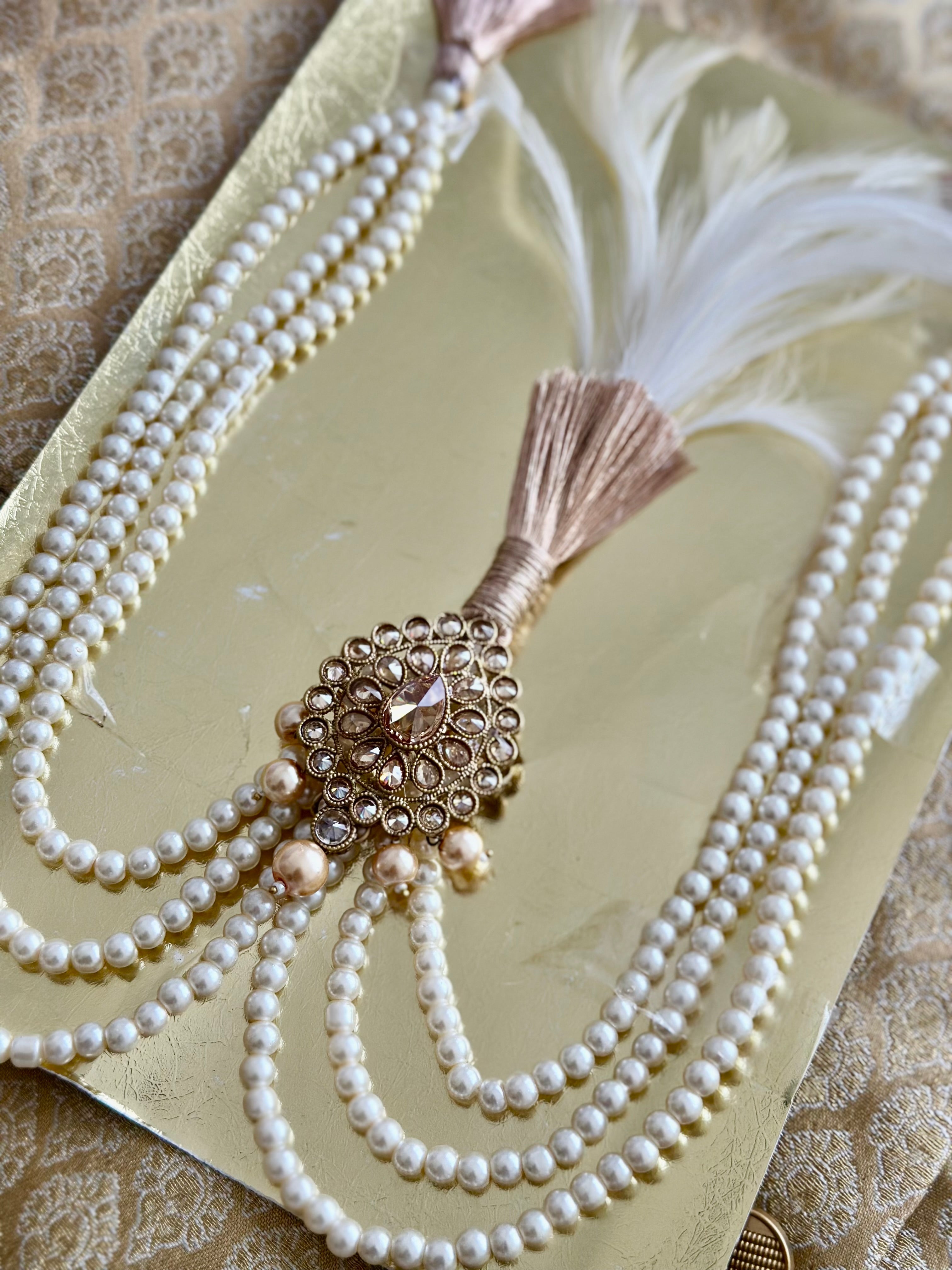 Groom Gold Kalgi and Haar | Ready - to - ship - Touch Of Elegance