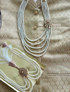 Groom Gold Kalgi and Haar | Ready - to - ship - Touch Of Elegance