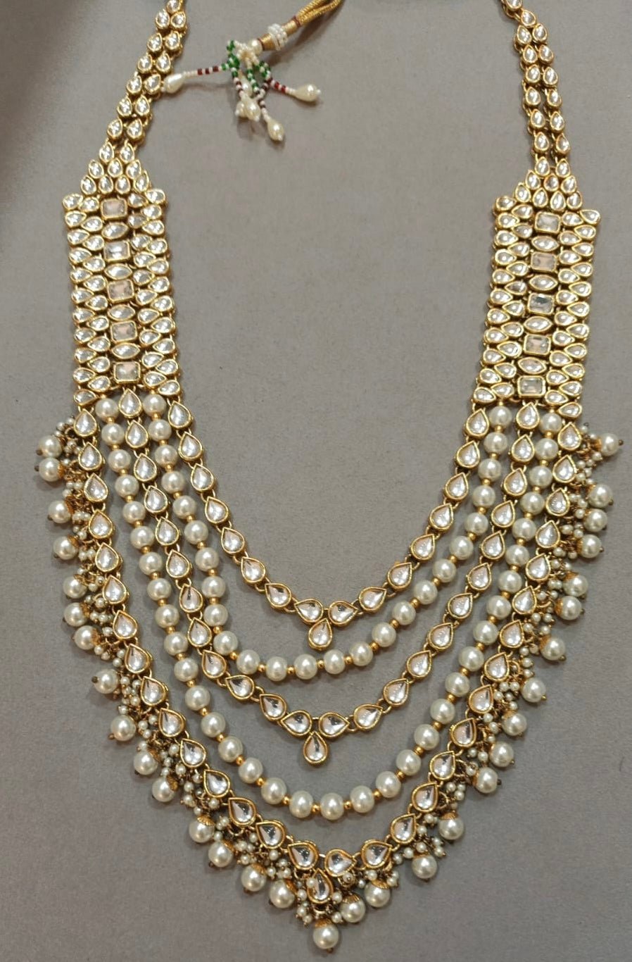 Groom Kundan & Pearl Haar | Pre - order - Touch Of Elegance