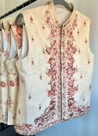Hand - embroidered Custom Vest - Touch Of Elegance