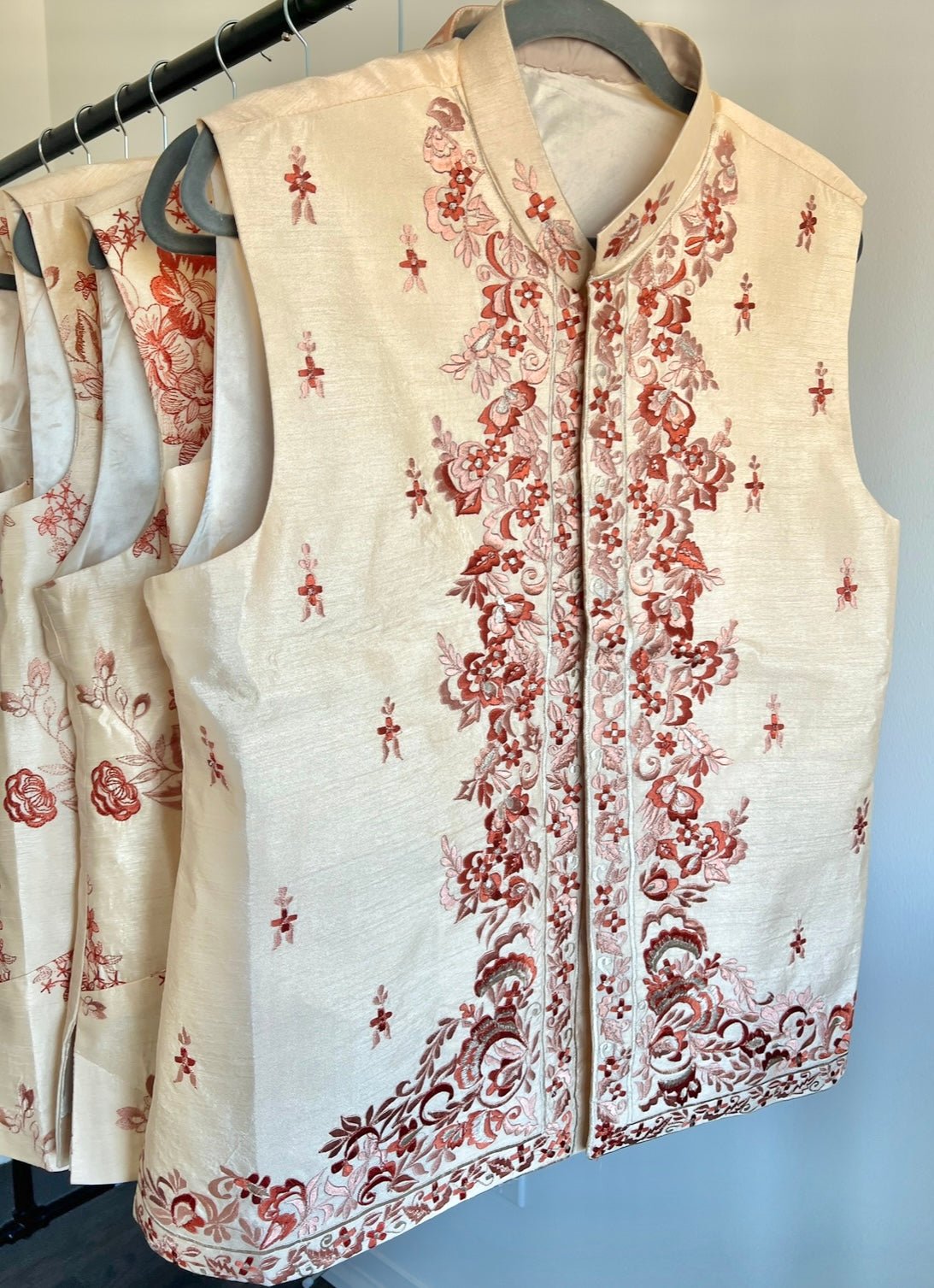 Hand - embroidered Custom Vest - Touch Of Elegance