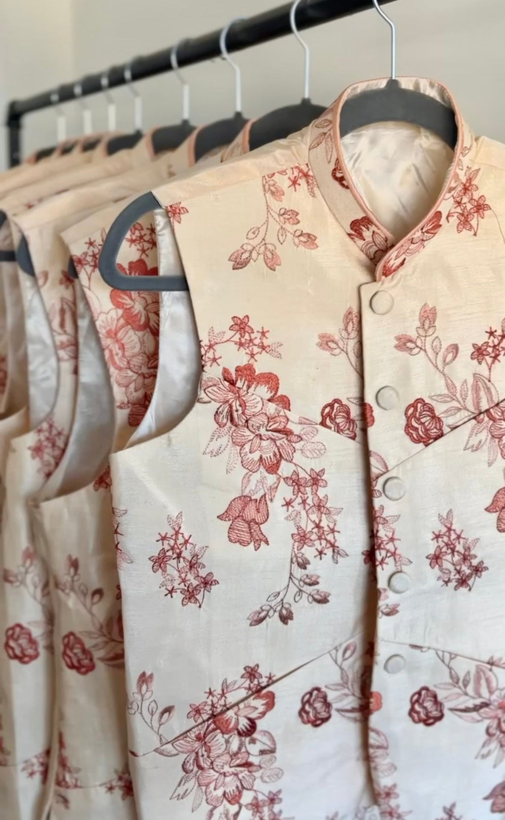Hand - embroidered Custom Vest - Touch Of Elegance
