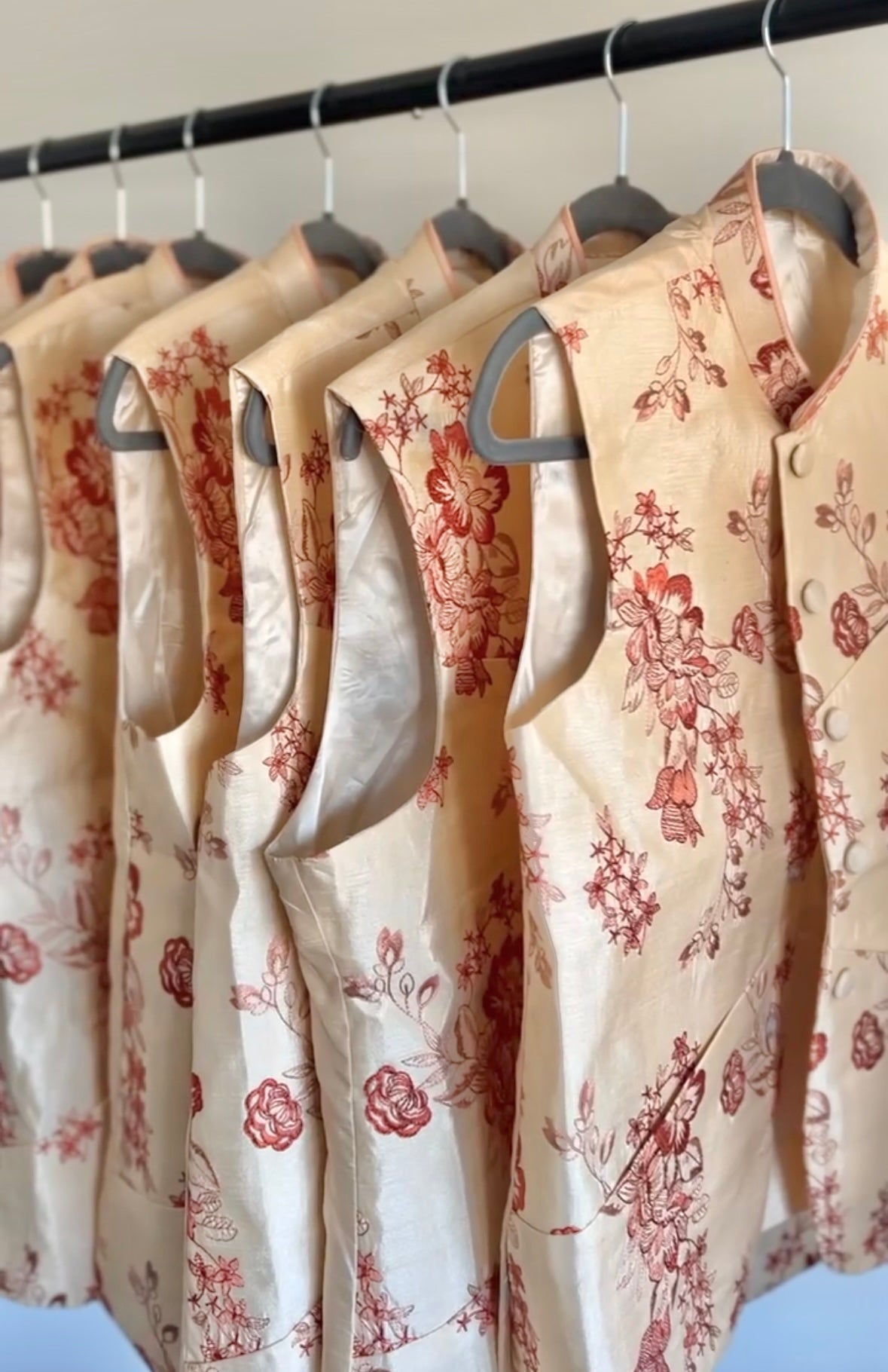 Hand - embroidered Custom Vest - Touch Of Elegance