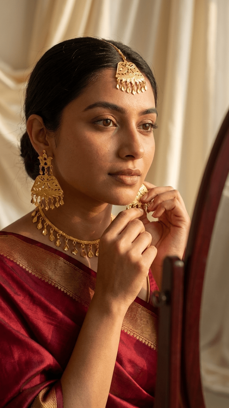 Heer Gold Set | Ready - to - ship - Touch Of Elegance