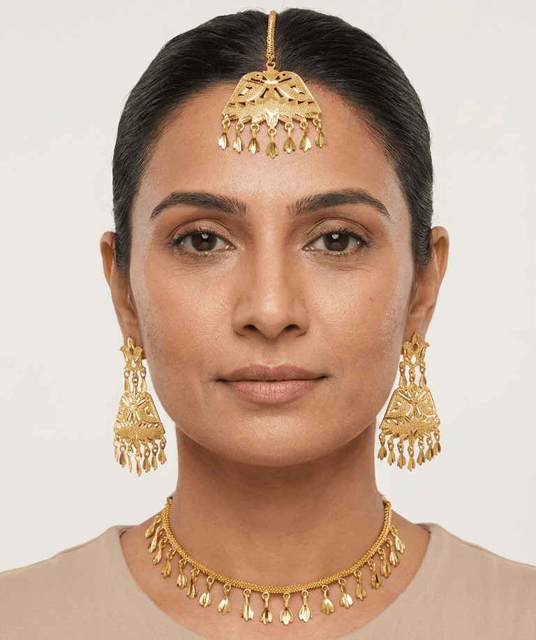 Heer Gold Set | Ready - to - ship - Touch Of Elegance