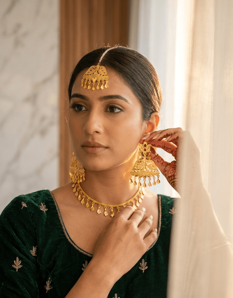 Heer Gold Set | Ready - to - ship - Touch Of Elegance