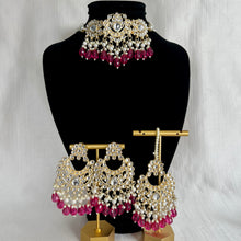 Load image into Gallery viewer, Pink Kundan Set
