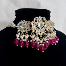 Load image into Gallery viewer, Pink Kundan Set
