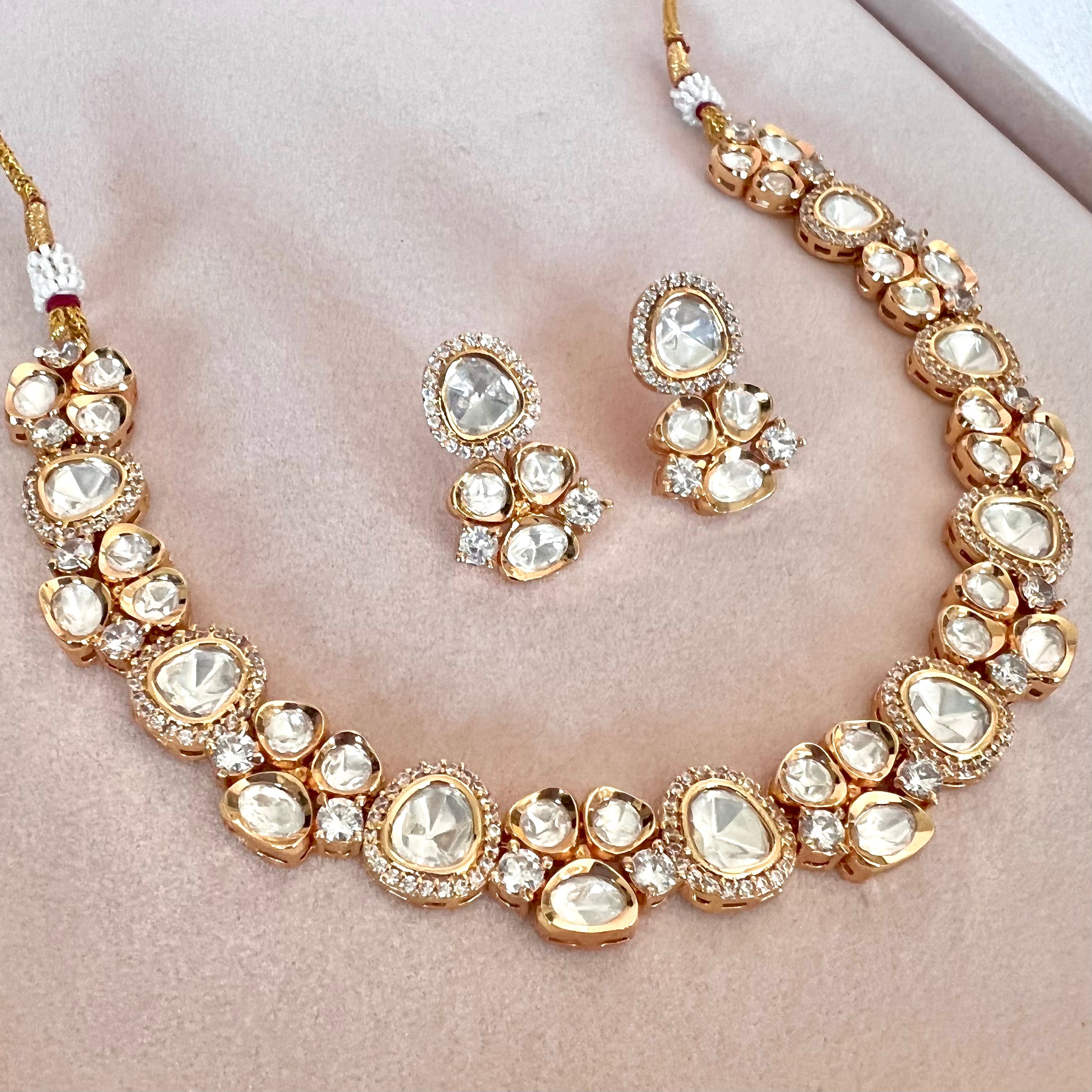 Golden Kundan Set | Made-on-order