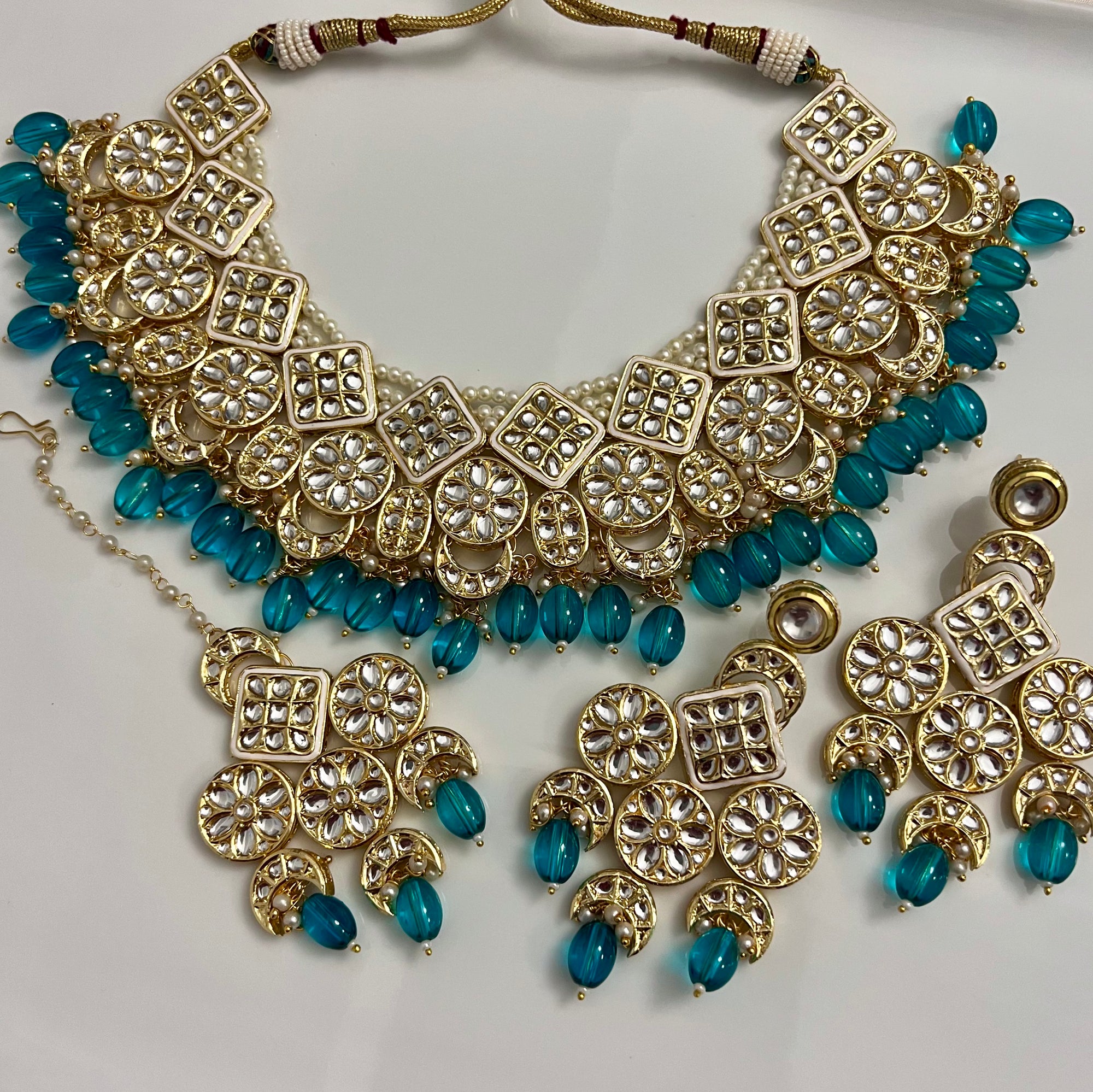 Aqua Pearl Set | Ready-to-ship