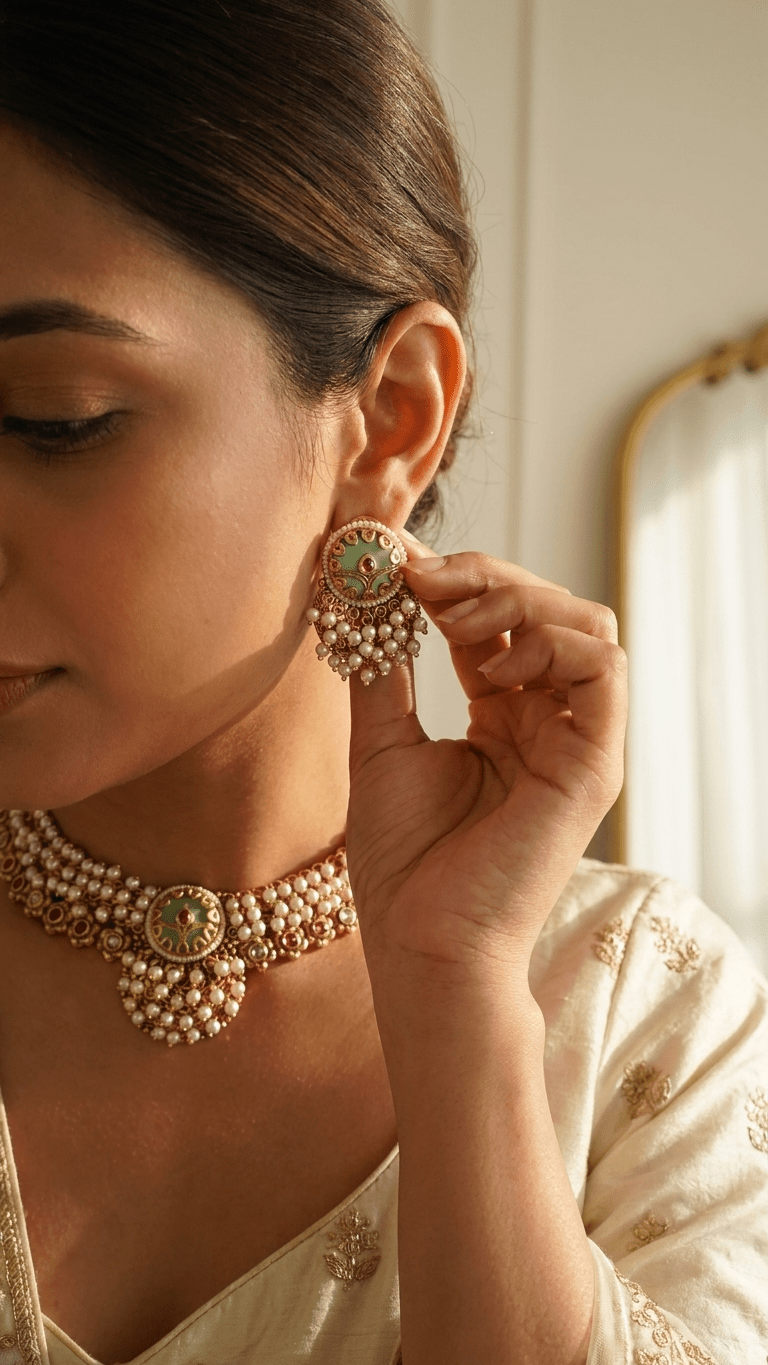 Inara Gold Set | Ready - to - ship - Touch Of Elegance
