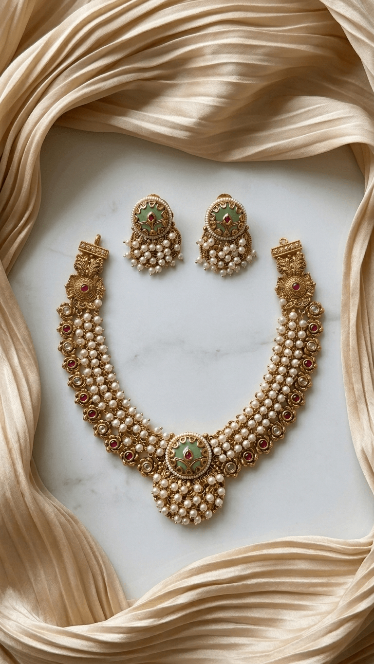 Inara Gold Set | Ready - to - ship - Touch Of Elegance