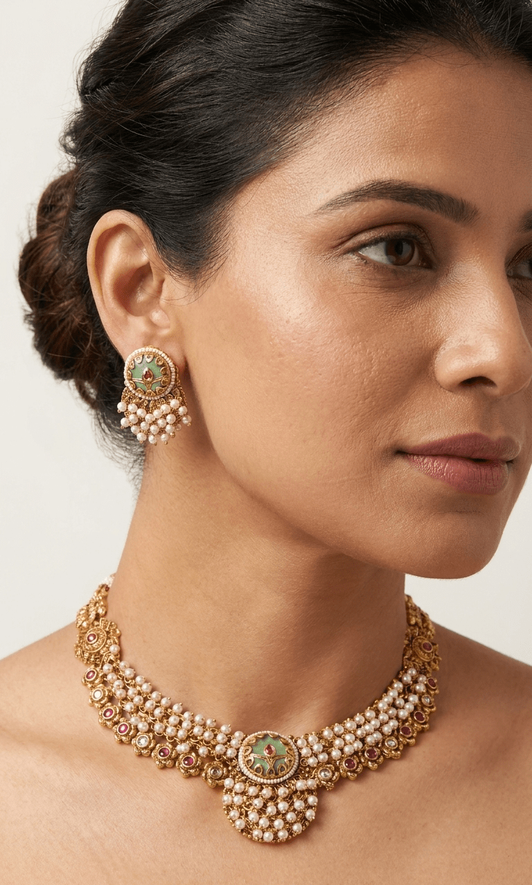 Inara Gold Set | Ready - to - ship - Touch Of Elegance
