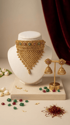 Israna Gold Set | Ready - to - ship - Touch Of Elegance