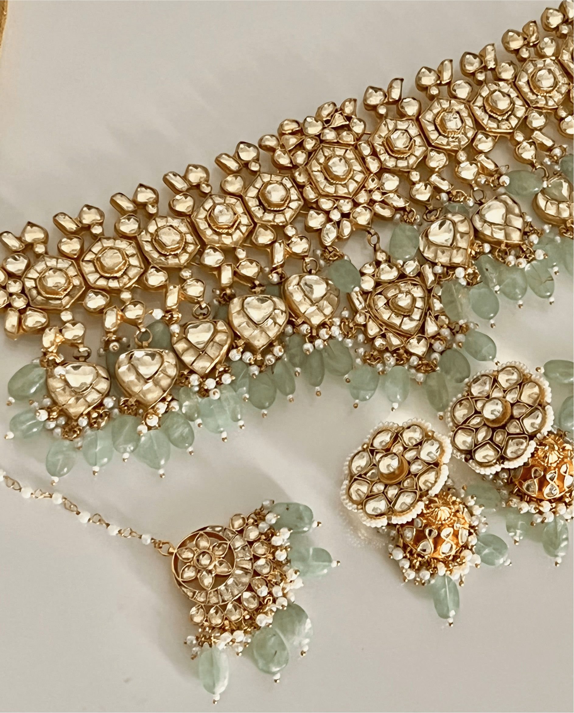Jade Bridal Set | 3 - piece - Touch Of Elegance