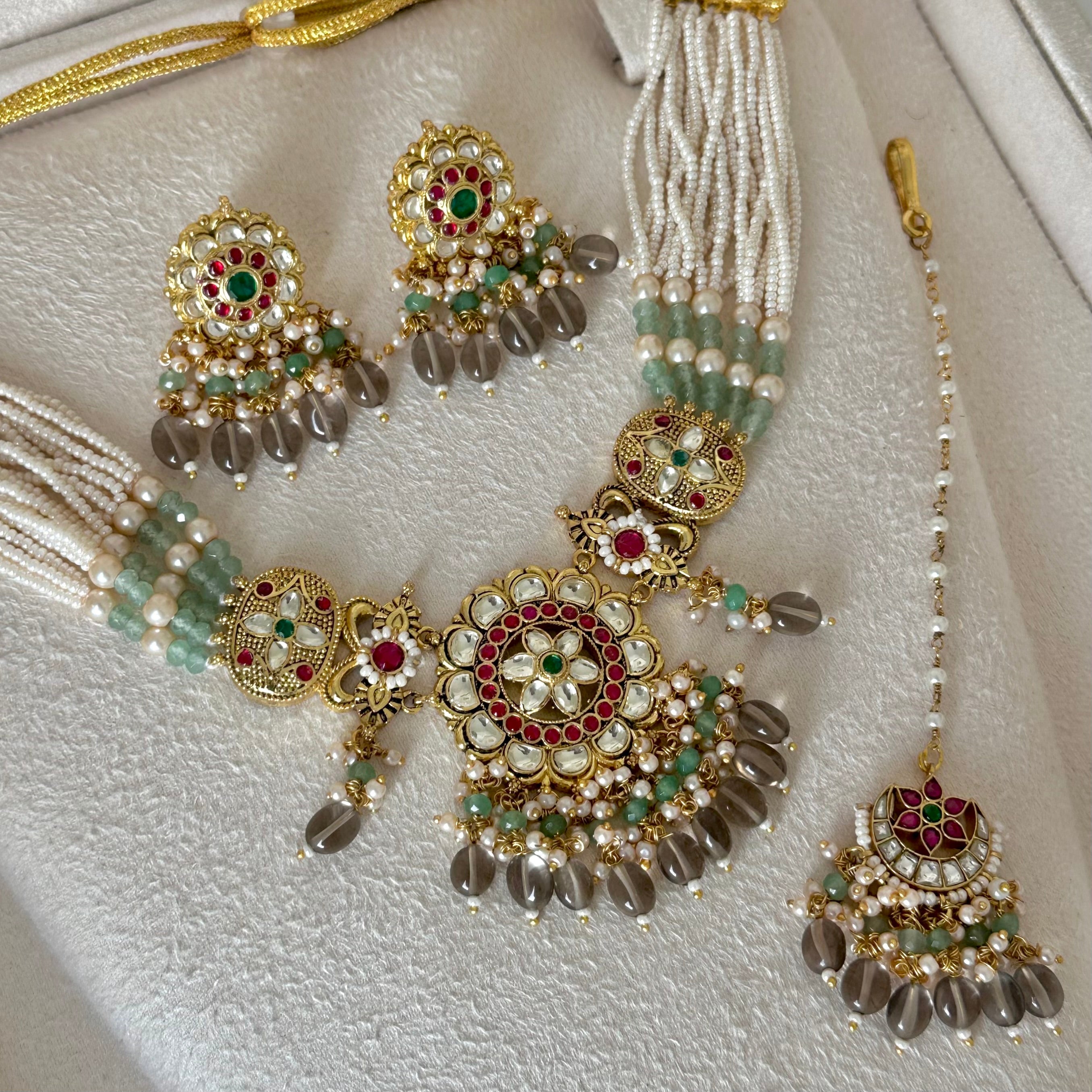 Jaipur Rose Set | Pre - order - Touch Of Elegance