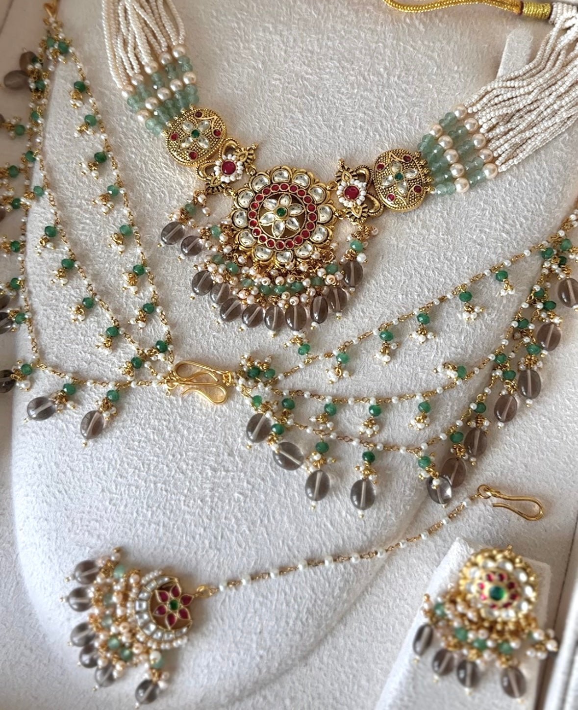 Jaipur Rose Set | Pre - order - Touch Of Elegance