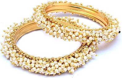 Jasleen Pearl Bangles - Touch Of Elegance
