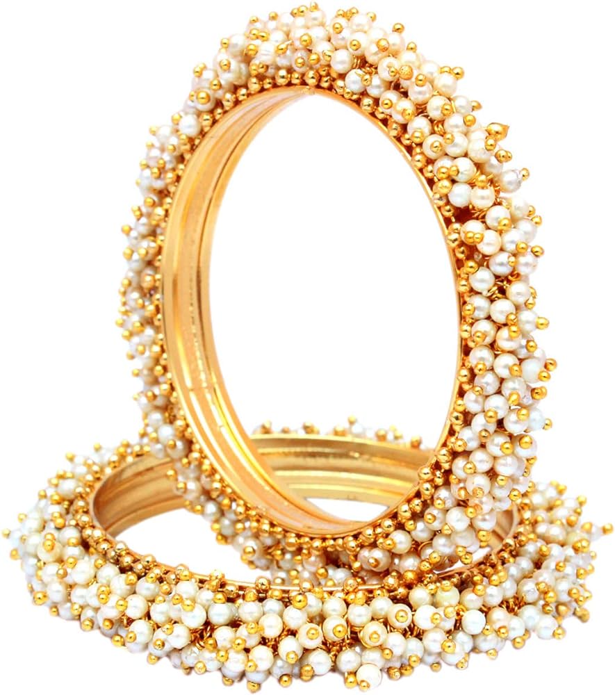Jasleen Pearl Bangles - Touch Of Elegance