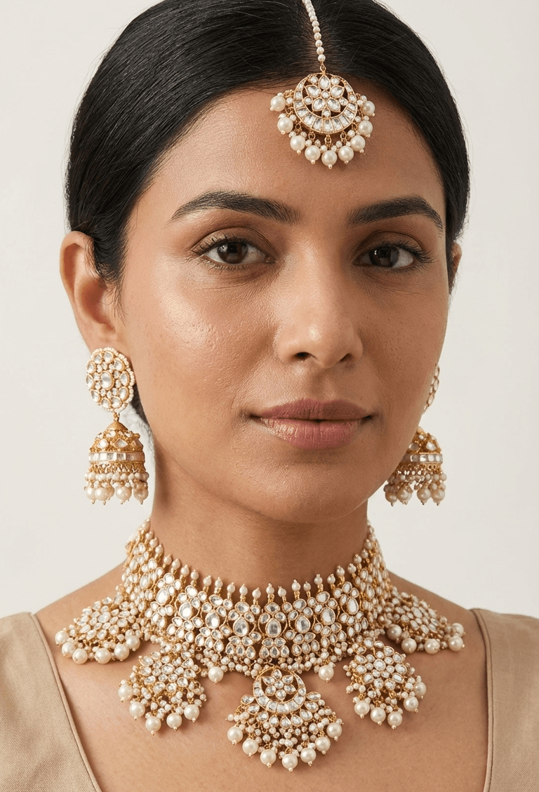 Jasmine Bridal Set | Ready - to - ship (3 - pc) - Touch Of Elegance