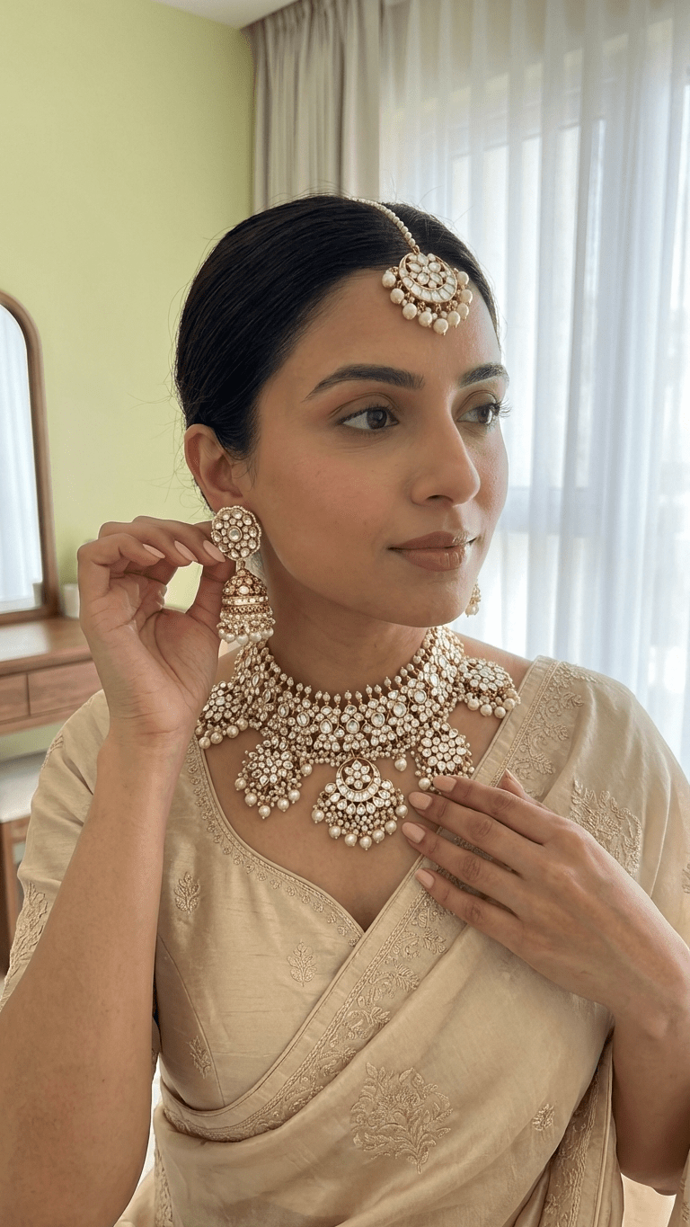 Jasmine Bridal Set | Ready - to - ship (3 - pc) - Touch Of Elegance