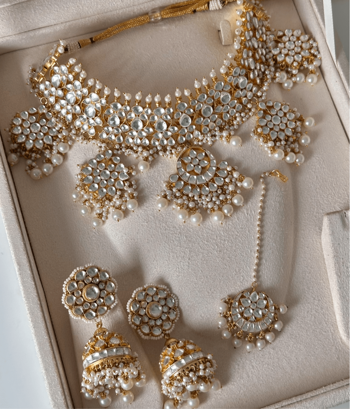 Jasmine Bridal Set | Ready - to - ship (3 - pc) - Touch Of Elegance