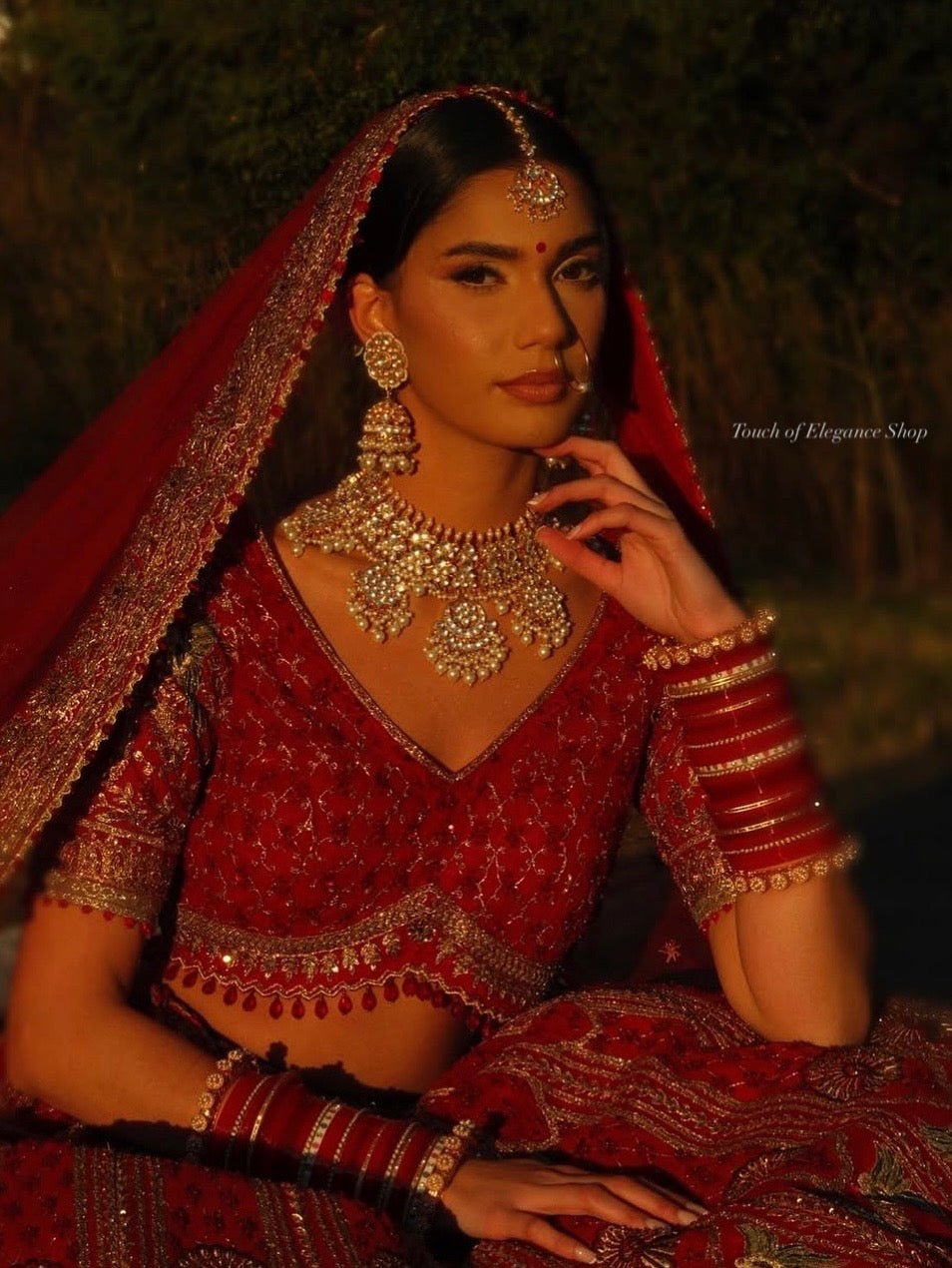 Jasmine Bridal Set | Ready - to - ship (4 - pc) - Touch Of Elegance
