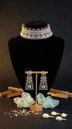 Jiya American Diamond Set | Ready - to - ship - Touch Of Elegance