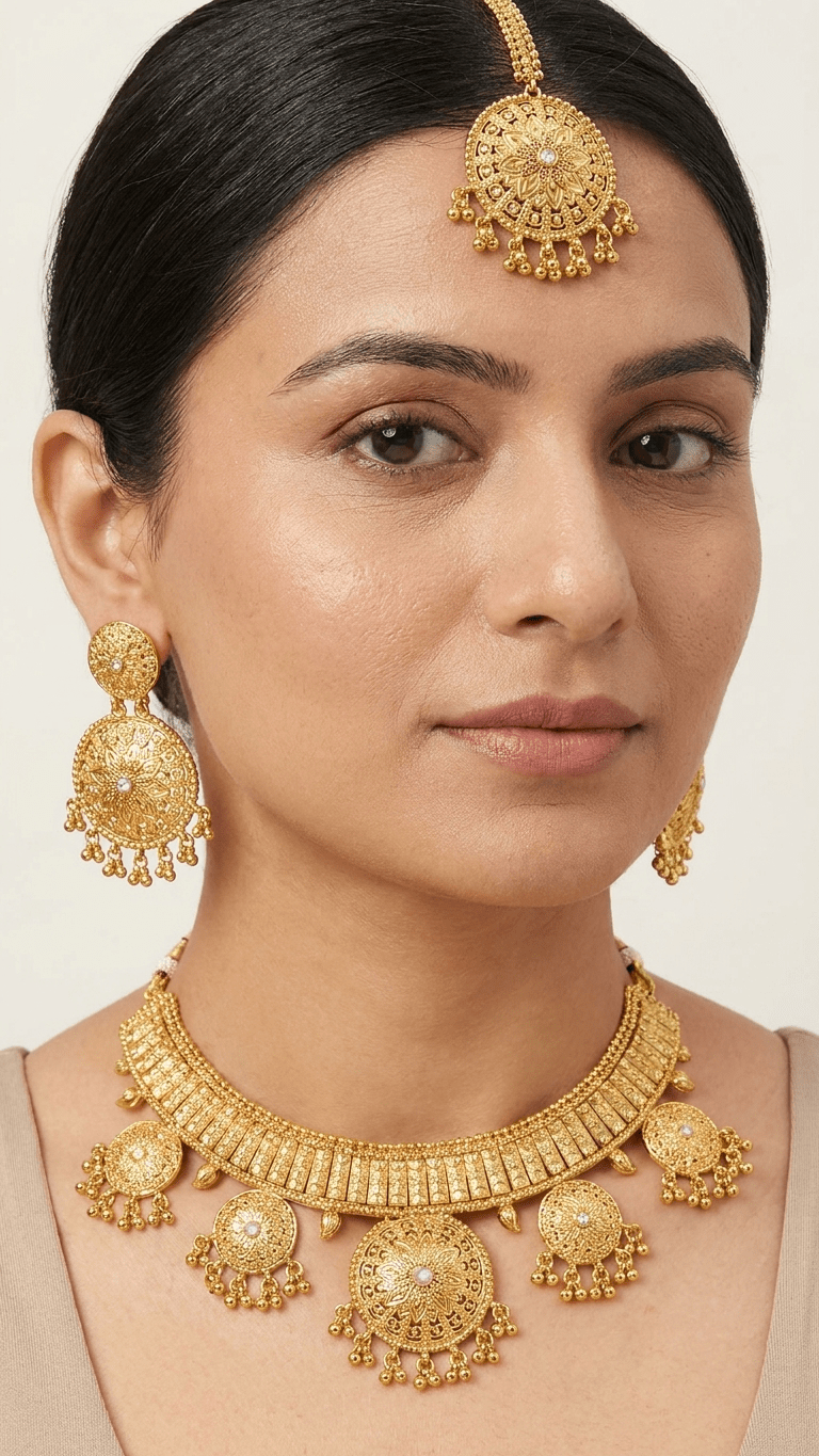 Kaiya Gold Set | Made - on - order - Touch Of Elegance