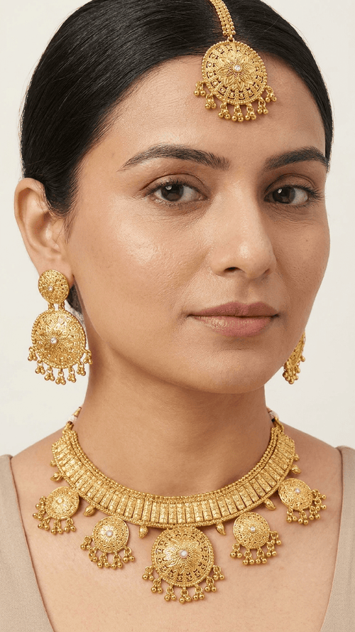 Kaiya Gold Set | Made - on - order - Touch Of Elegance