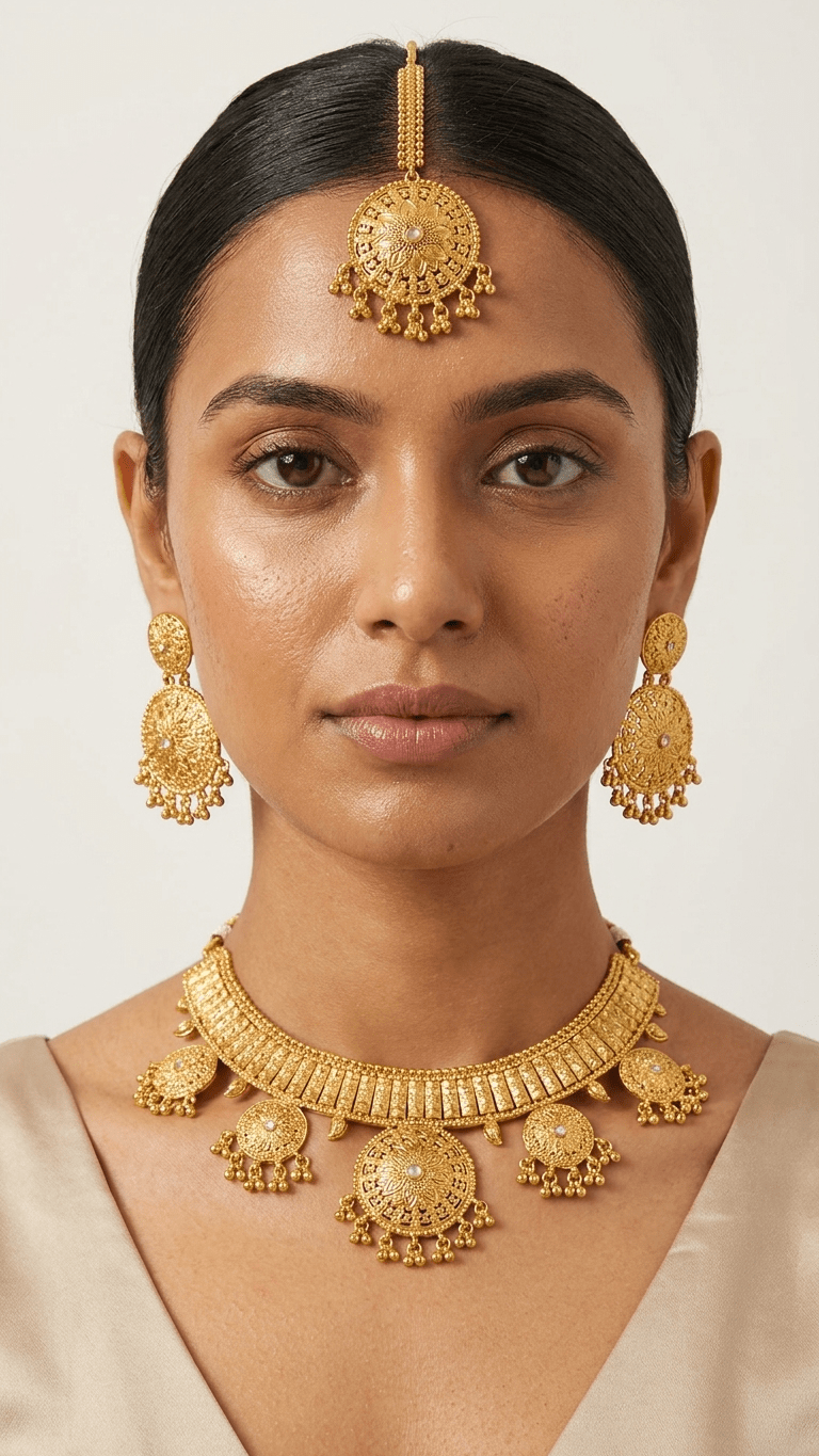 Kaiya Gold Set | Ready-to-ship - Touch Of Elegance