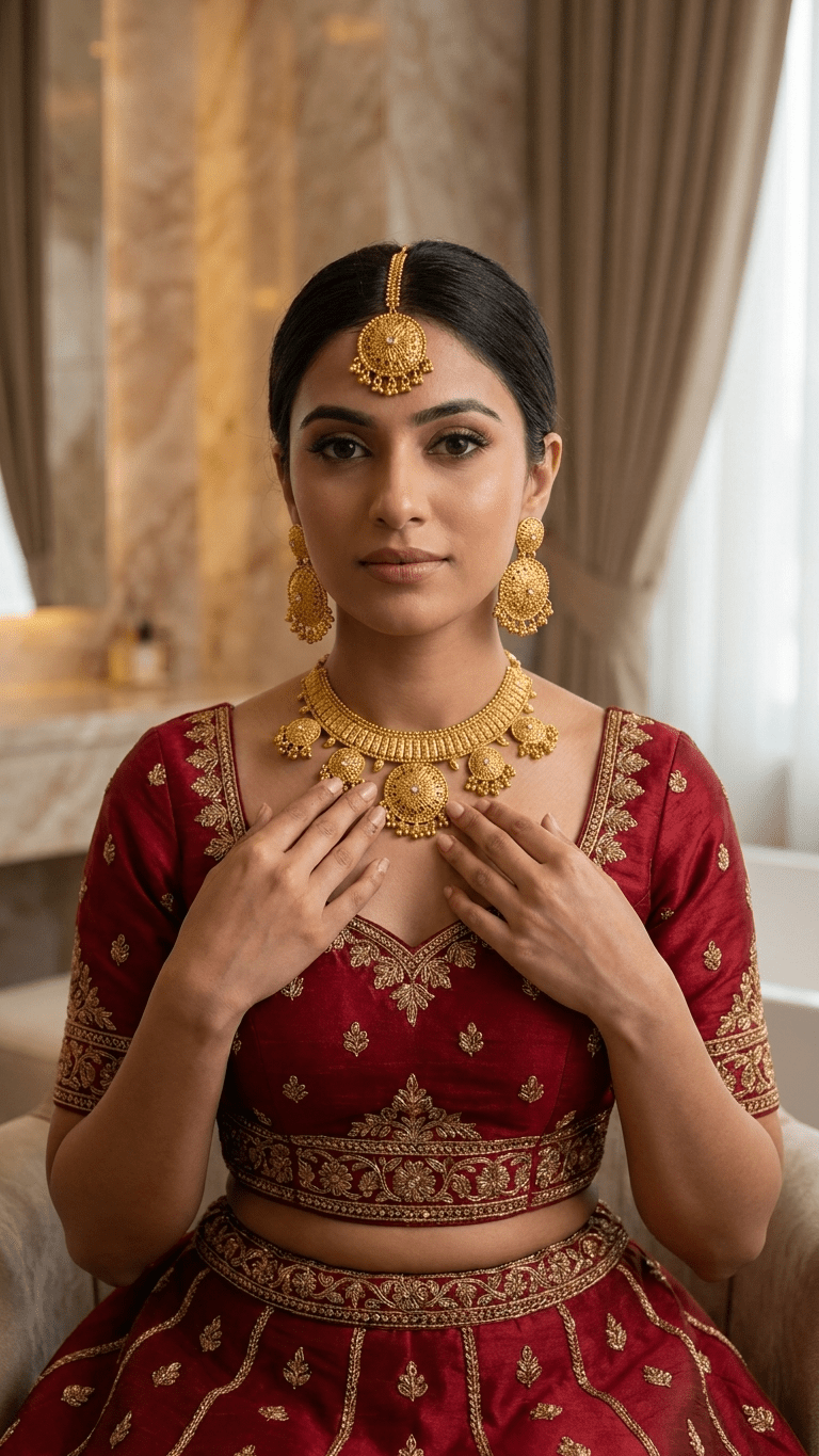 Kaiya Gold Set | Ready-to-ship - Touch Of Elegance