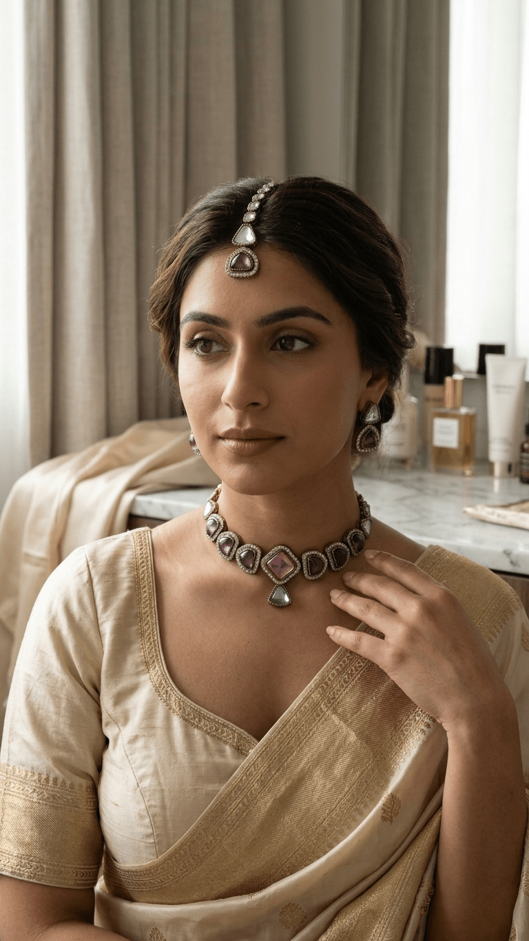 Kajal Purple Set | Ready-to-ship - Touch Of Elegance