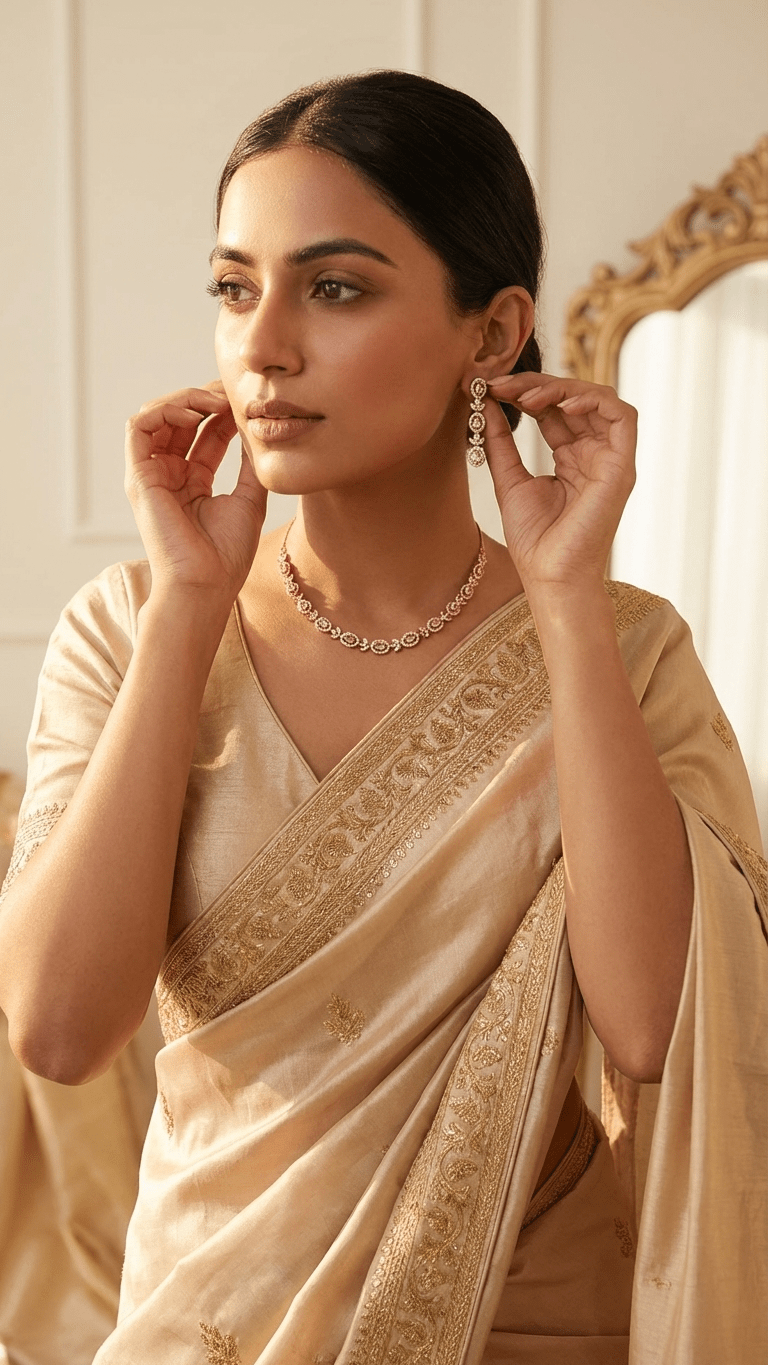 Kamal Diamond Set | Ready - to - ship - Touch Of Elegance