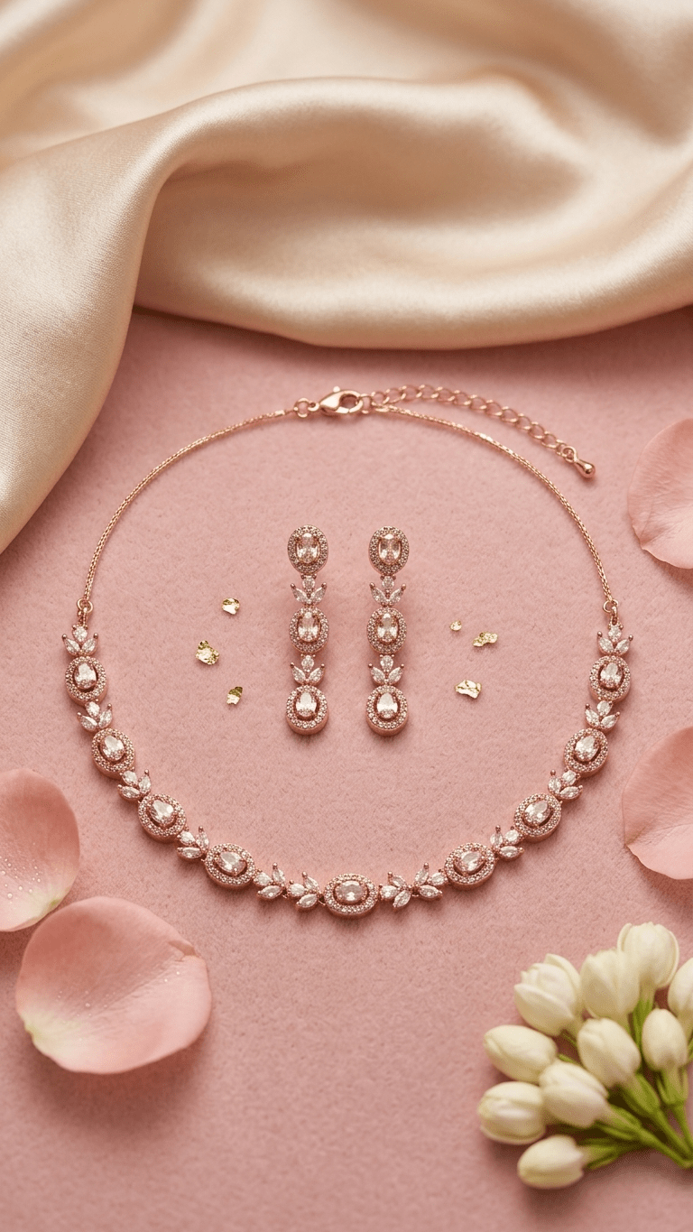 Kamal Diamond Set | Ready - to - ship - Touch Of Elegance