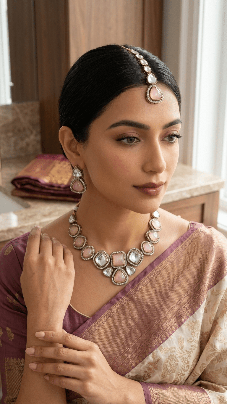 Karina Pink Set | Ready-to-ship - Touch Of Elegance