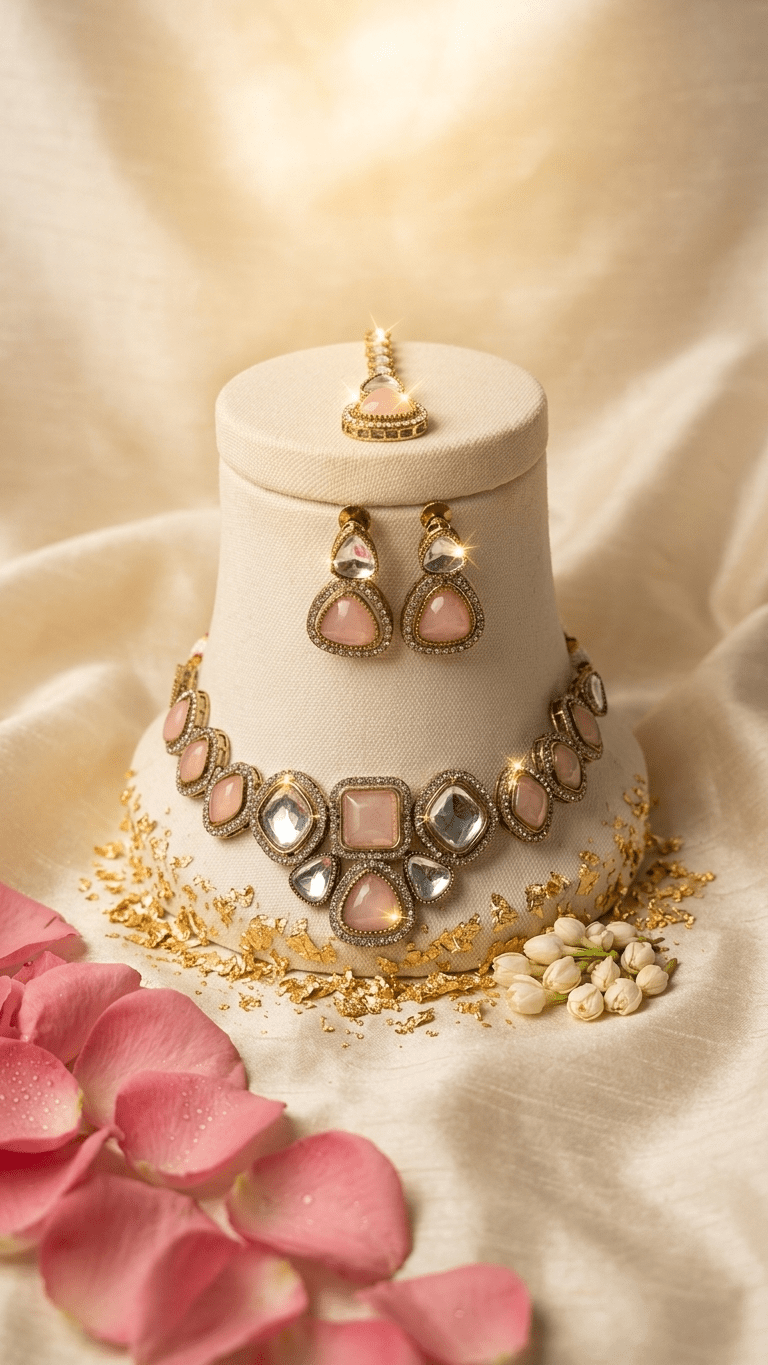 Karina Pink Set | Ready-to-ship - Touch Of Elegance